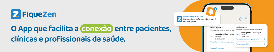 FiqueZen - aplicativo para clientes e pacientes de clínicas e profissionais da saúde.