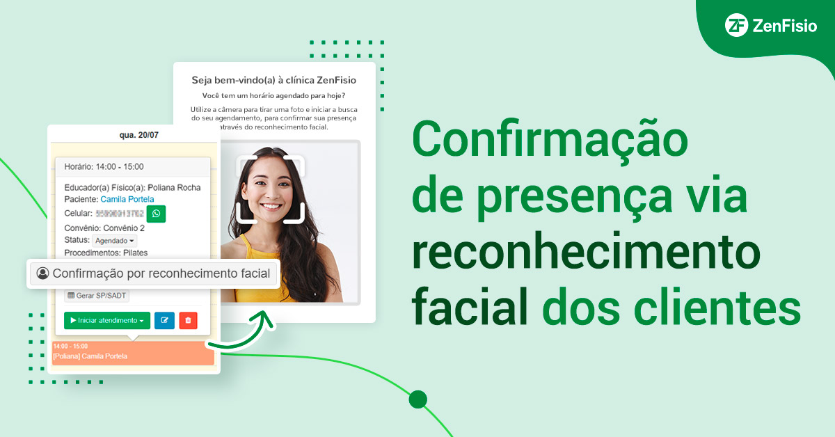 Confirmação de presença dos pacientes com reconhecimento facial